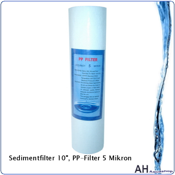 Sediment  Filter Vorfilter 5 Mikron 5µ für 3-Rohr OSMOSE Kühlschränke usw. 