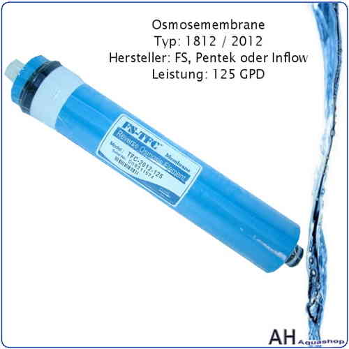 125 GPD TFC Qualitäts-Membrane Umkehr-Osmosemembrane 1812/2012-125