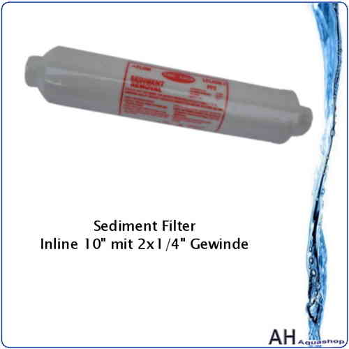 Sediment Inline Geschmacks- und Geruchsfilter für Osmose & SBS Skühlschrank