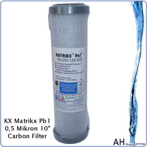 0,5µm KX MATRIKX Pb1 06-250-125-975 - 10" Carbonfilter