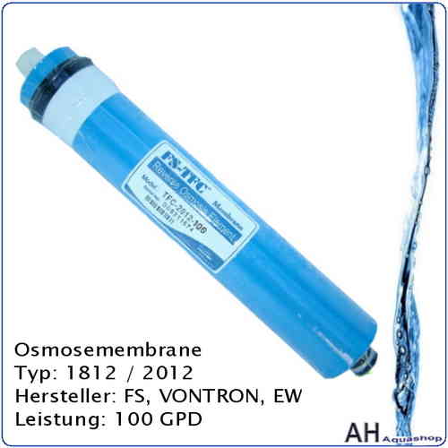 100 GPD TFC Qualitäts-Membrane Umkehr-Osmosemembrane 1812/2012-100