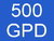 500 GPD