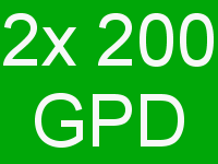 2x 200 GPD